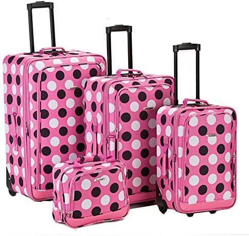 Pink dots escape softside 4 piece set