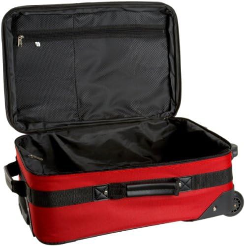 Red journey softside 4 piece luggage set — photo 4
