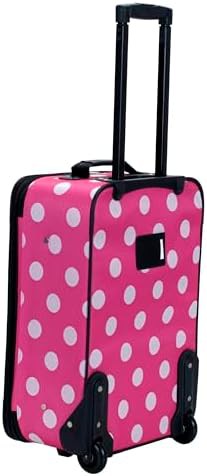 Pink dot softside 2 piece luggage set — photo 4