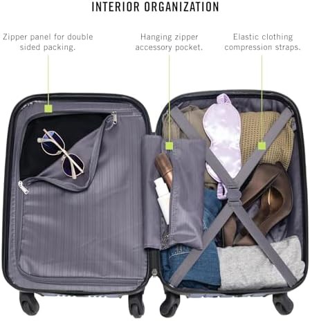 Cobalt blue 20 inch spinner luggage — photo 4