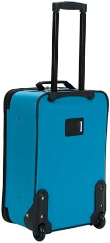 Turquoise softside 2 piece upright luggage set — photo 4