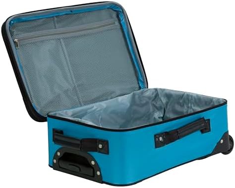 Turquoise softside 2 piece upright luggage set — photo 5