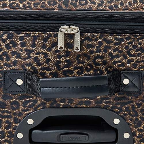 Leopard print softside 4 piece luggage set — photo 4
