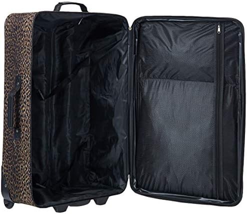 Leopard print softside 4 piece luggage set — photo 5