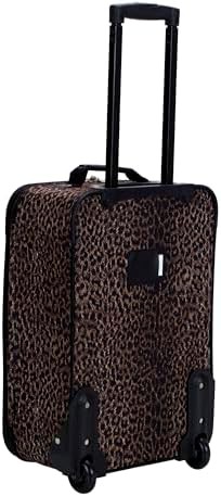 Leopard print softside 2 piece luggage set — photo 4