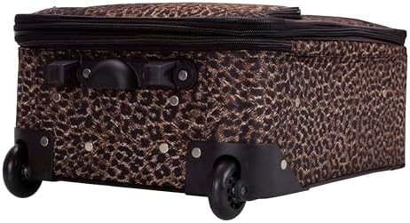 Leopard print softside 2 piece luggage set — photo 5