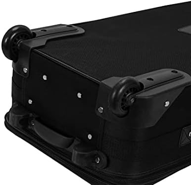 Black vara softside 3 piece luggage set — photo 4