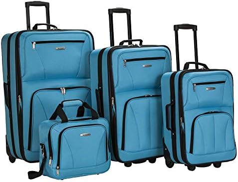 Turquoise journey softside 4 piece set