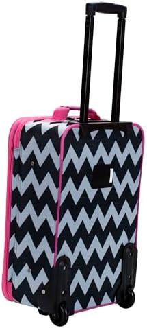Pink chevron softside 2 piece luggage set — photo 4