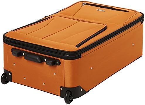 Orange fashion softside 4 piece set — photo 4