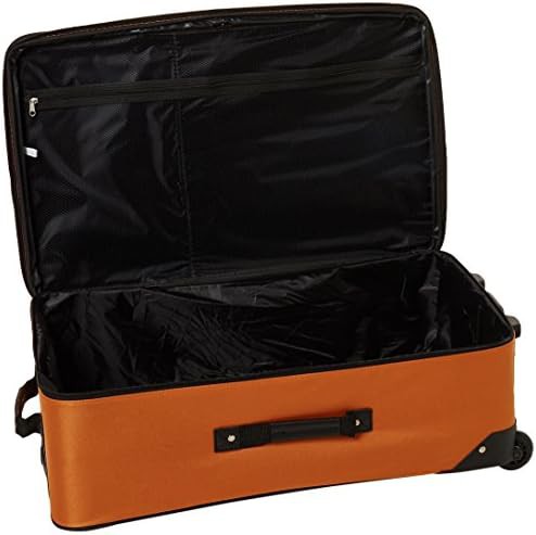 Orange fashion softside 4 piece set — photo 5