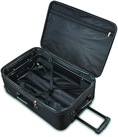Black 4 piece softside upright luggage set — photo 4