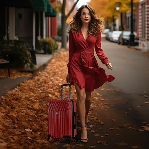InUSA Vasty 20-Inch Carry-On Hardside Spinner Luggage — photo 5