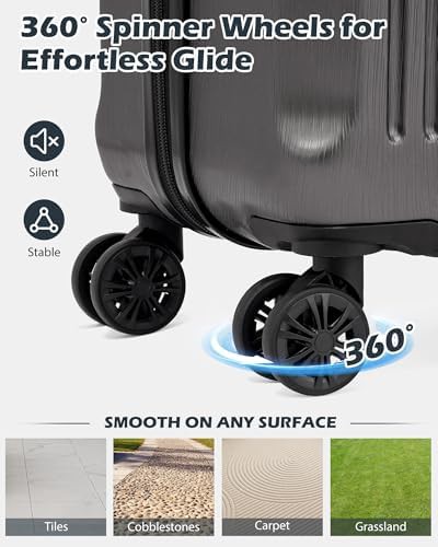 PC ABS 20 in hardshell spinner carry on — photo 5