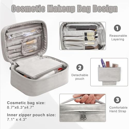 White brown hardside expandable 20 inch carry-on — photo 5