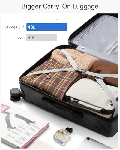 Charcoal metallic 21 inch spinner carry on — photo 4