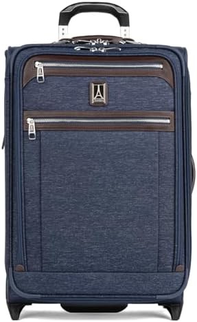 Navy 22 inch upright carry-on luggage