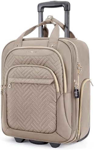 Brown softside 16 inch suitcase