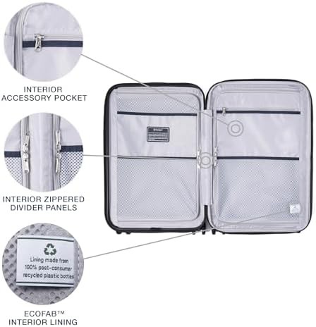 Green 20 inch hardside expandable carry-on — photo 5