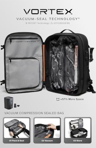 Blue 60l vacuum travel backpack — photo 4
