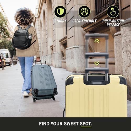 Pale banana 20 inch spinner luggage — photo 5