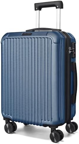 Royal blue hardside travel case