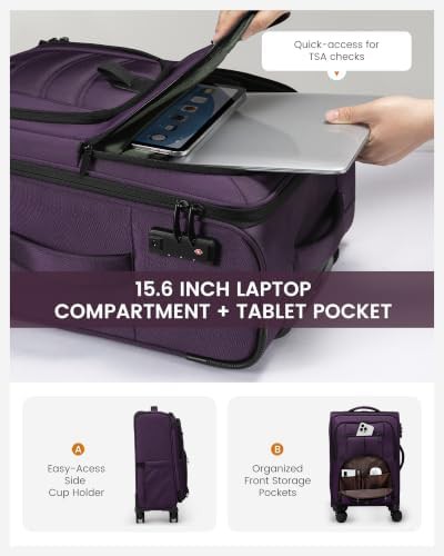 Airline approved softside 22 inch bag — photo 5