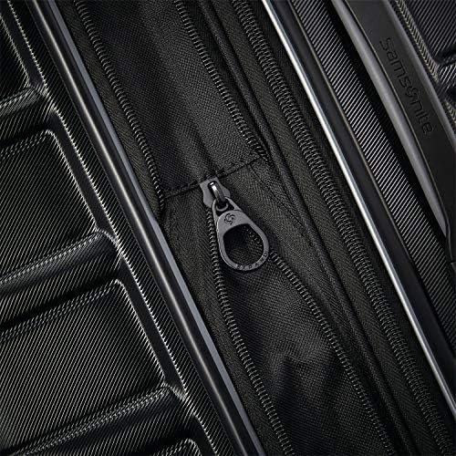 Midnight black polycarbonate 22 inch suitcase — photo 4