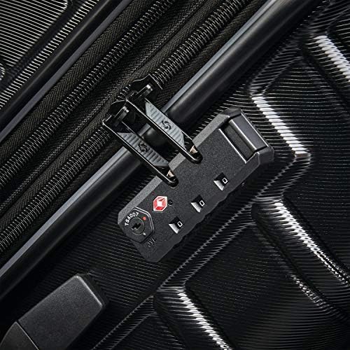 Midnight black polycarbonate 22 inch suitcase — photo 5
