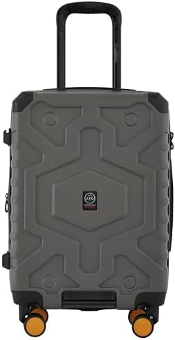 Gull gray 22 in expandable hardside luggage