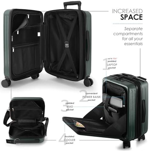 Airline approved expandable 20 inch suitcase — photo 5