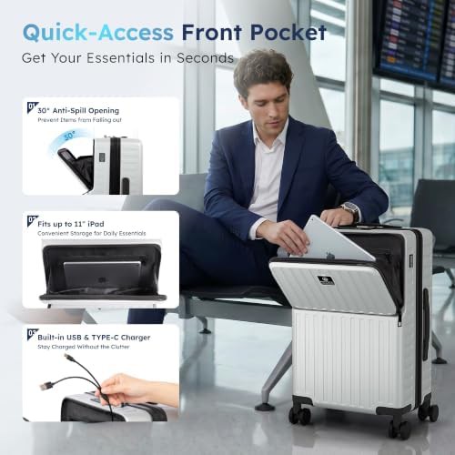 Front pocket 20 in airline approved luggage — photo 5