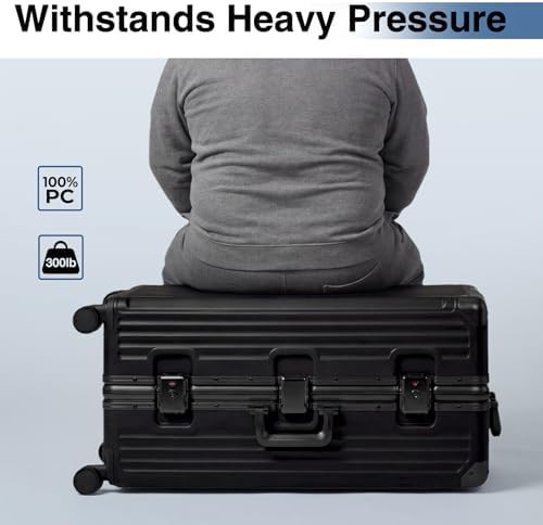 Aluminum frame zipperless 20 inch suitcase — photo 5